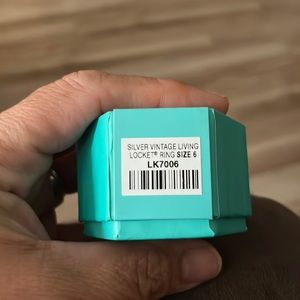 Origami Owl vintage lol bing locket ring size 6